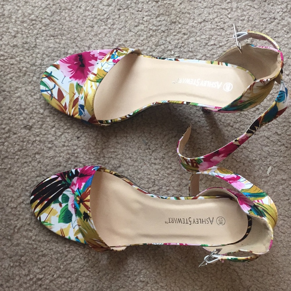 Floral heels